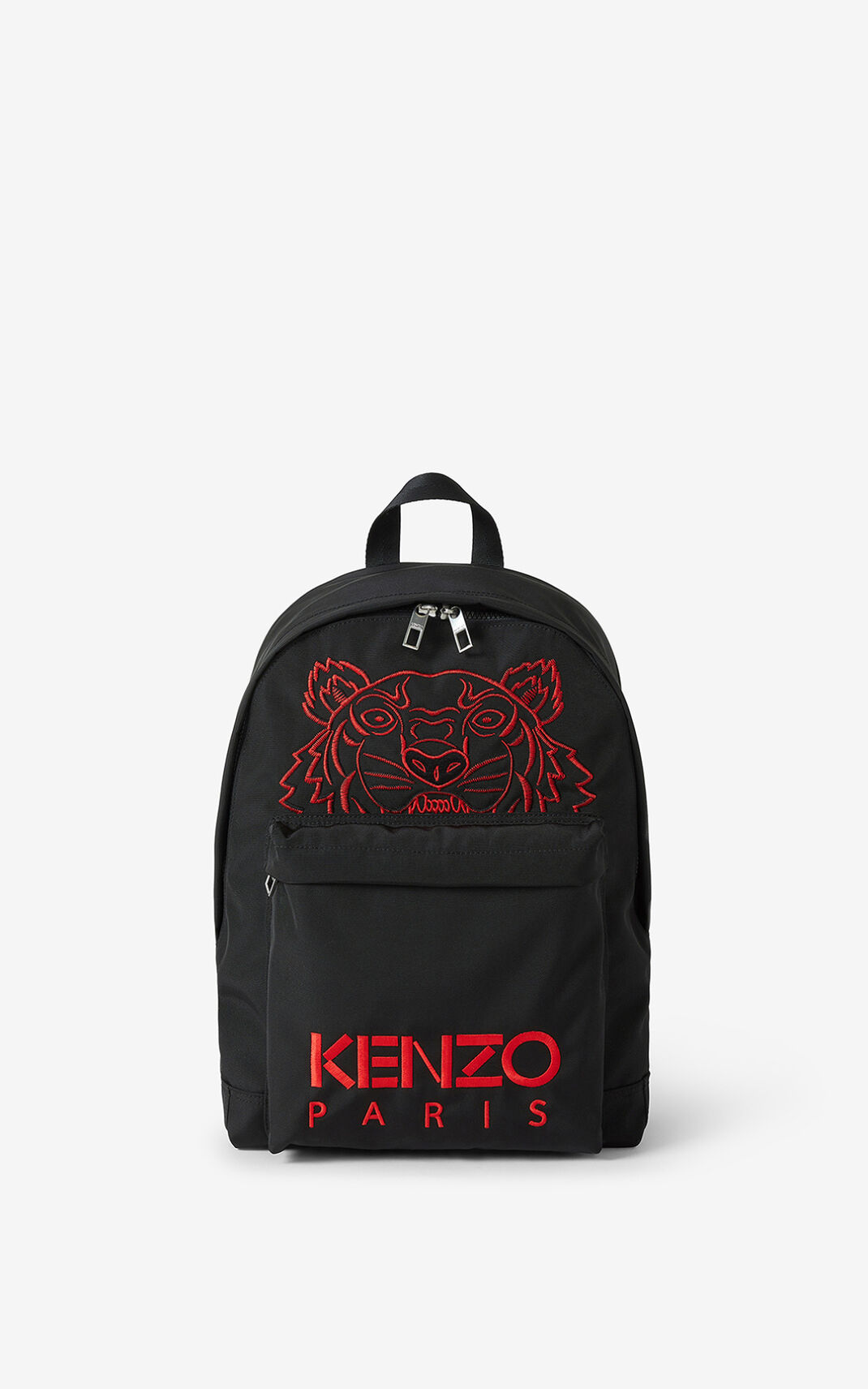 Mochila Kenzo Kampus Tiger Lona Feminino - Pretas | 648GHCOQD